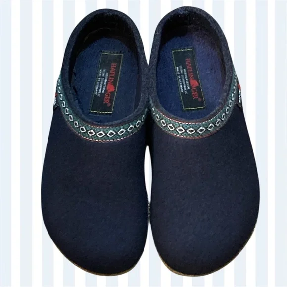 HAFLINGER The Haflinger GZ Classic Grizzly in Blue Size 35 EUC - Picture 3 of 6